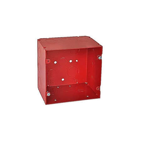 Abb Electrical Box, 64 cu. in., Square, Steel 82181-1234-RD